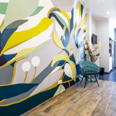 Fresque vegetale interieur 4