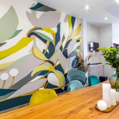 Fresque vegetale interieur 5