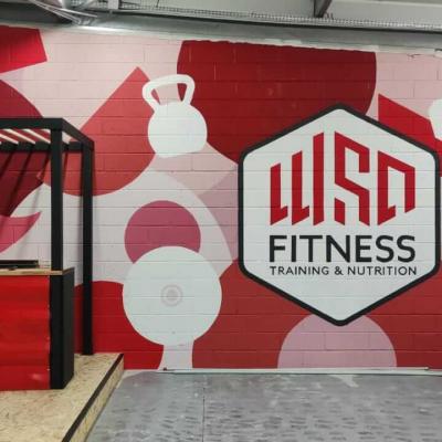 Fresque WSD Fitness par Sidoine.art